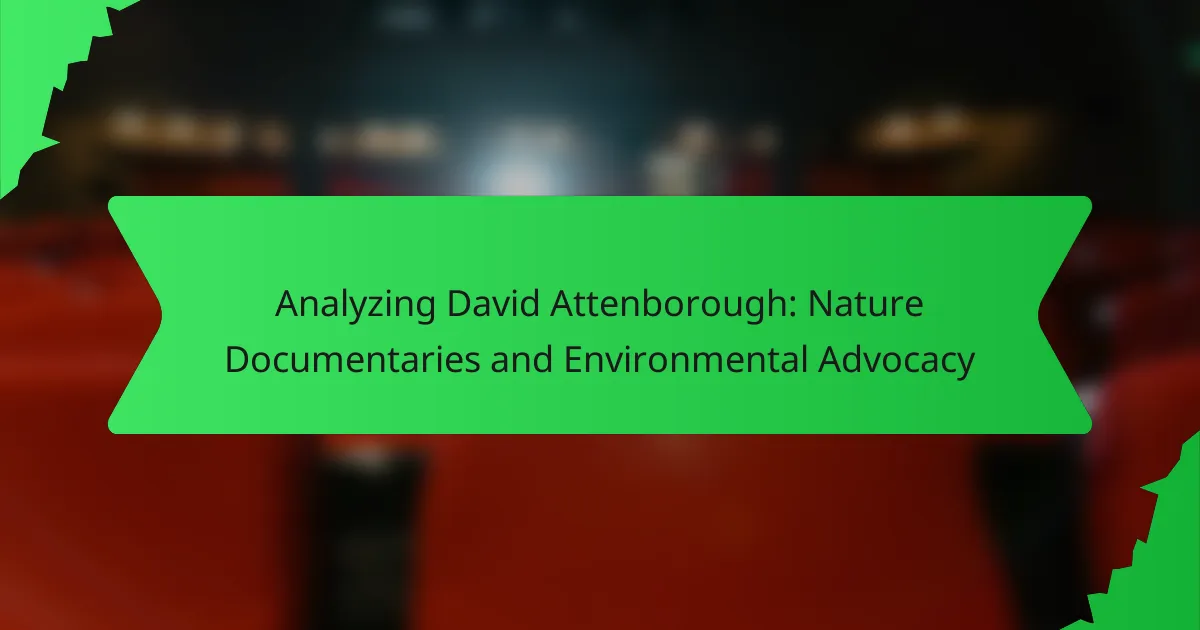 Analyzing David Attenborough: Nature Documentaries and Environmental Advocacy