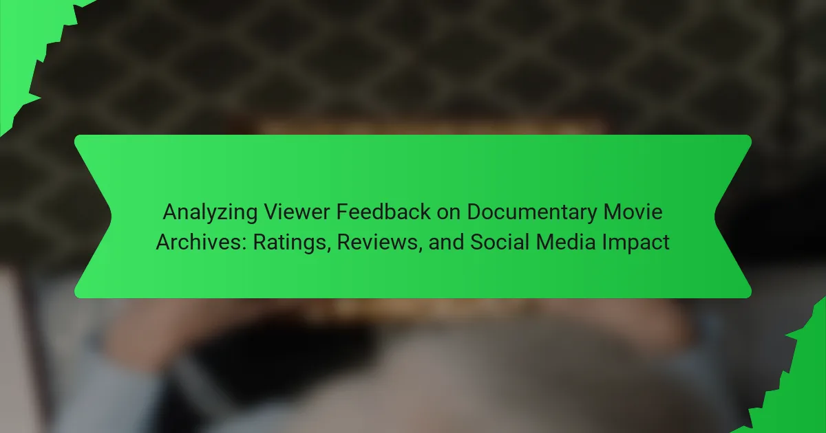 Analyzing Viewer Feedback on Documentary Movie Archives: Ratings, Reviews, and Social Media Impact