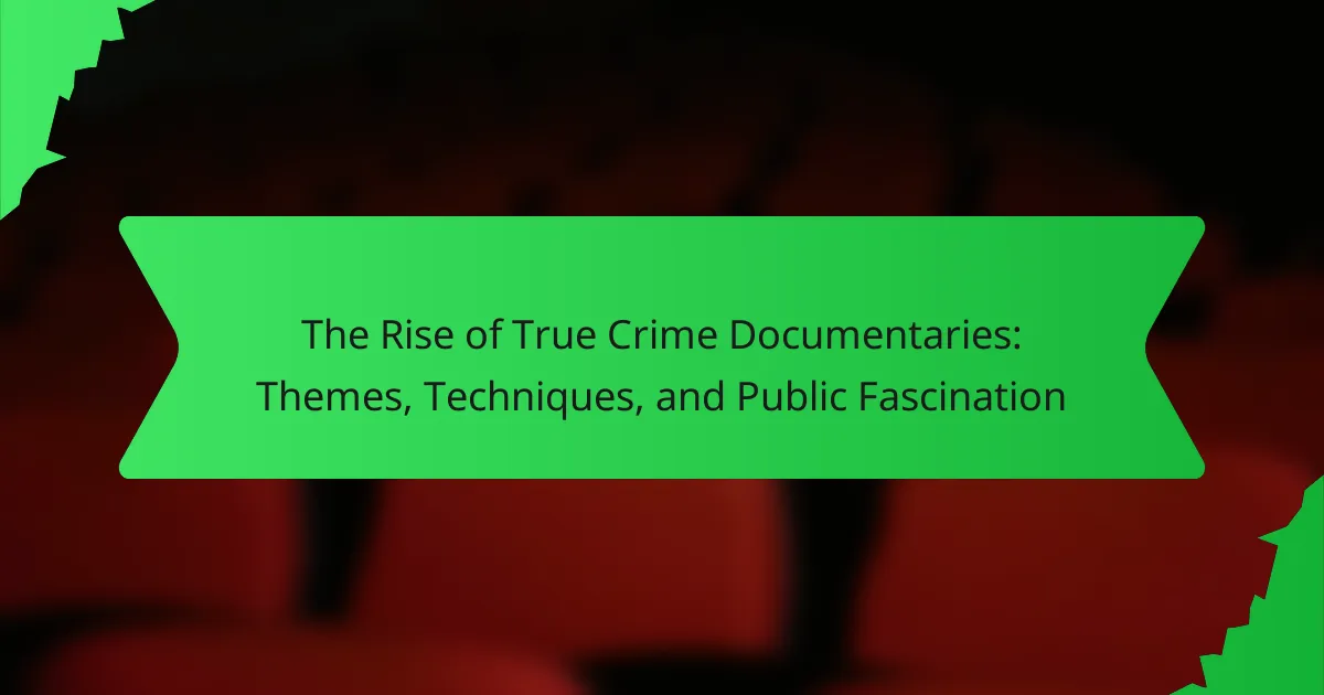The Rise of True Crime Documentaries: Themes, Techniques, and Public Fascination